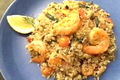 How To Make Grilled Shrimp And Vegetables With Pearl Couscous
